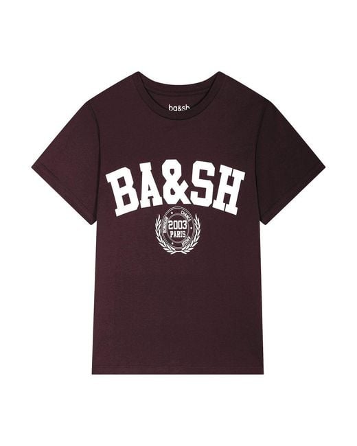 T-Shirt Ioni Ba&sh en coloris Purple