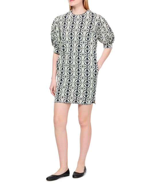 Max Mara Black Bedrucktes Minikleid Gustavo