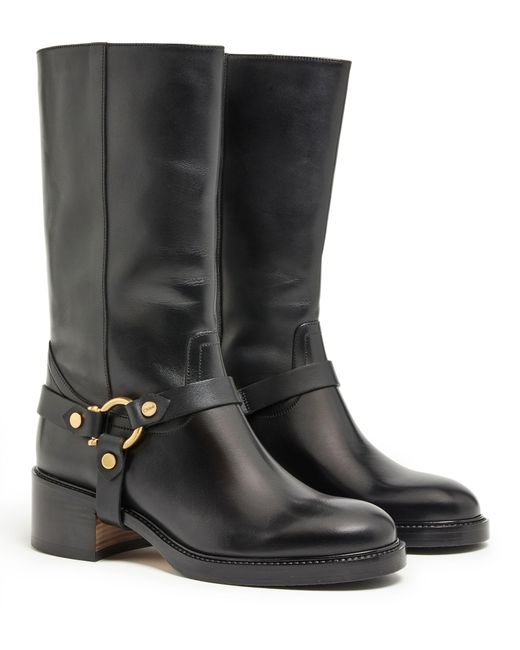 Chloé Black Dakota Boots