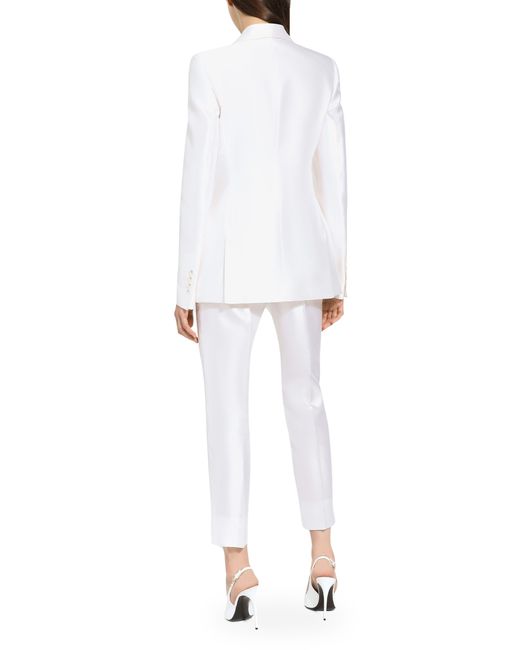 Veste simple boutonnage Turlington Dolce & Gabbana en coloris White