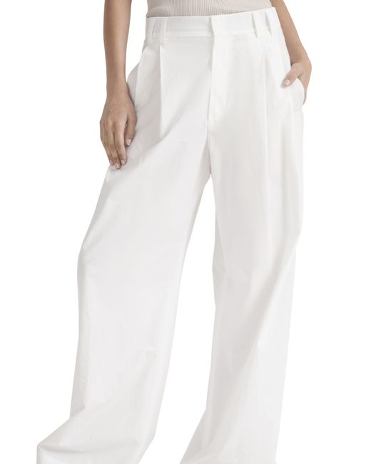 Pantalon popeline Brunello Cucinelli en coloris White
