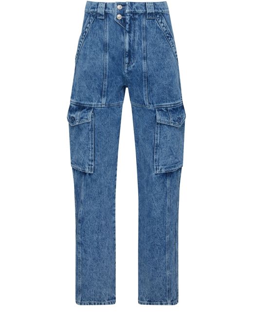 Isabel Marant Blue Javier Straight Jeans for men