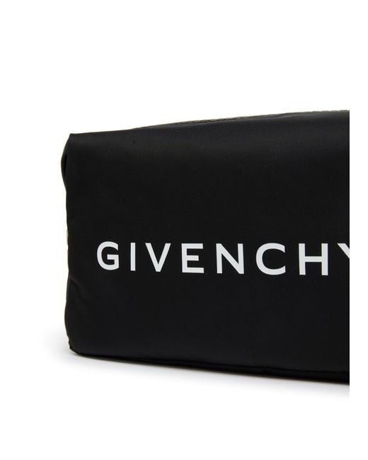 Givenchy Black G-Zip Toiletry Bag for men