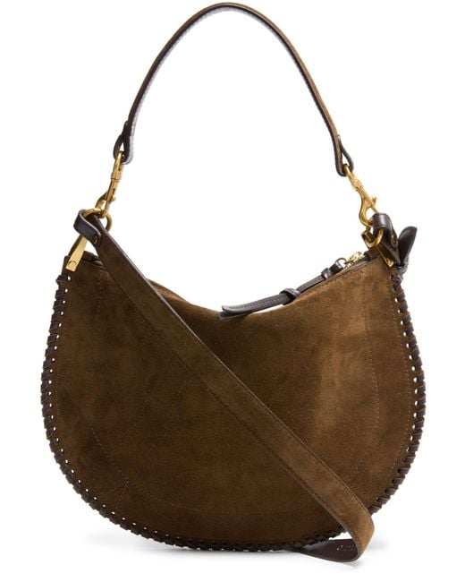 Isabel Marant Brown Oskan Soft Zipped Shoulder Bag