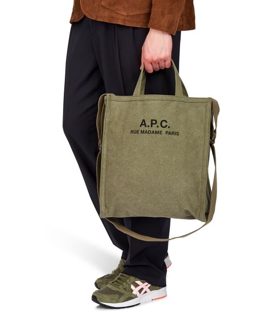 A.P.C. Einkaufstasche Recuperation in Green für Herren
