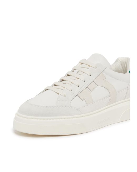 Ferragamo Cassina Low Top Sneaker in White für Herren