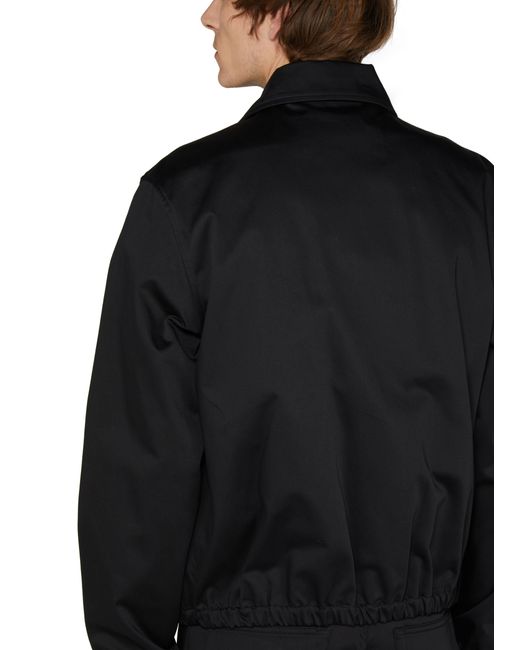 AMI Black Ami De Cœur Zipped Jacket for men