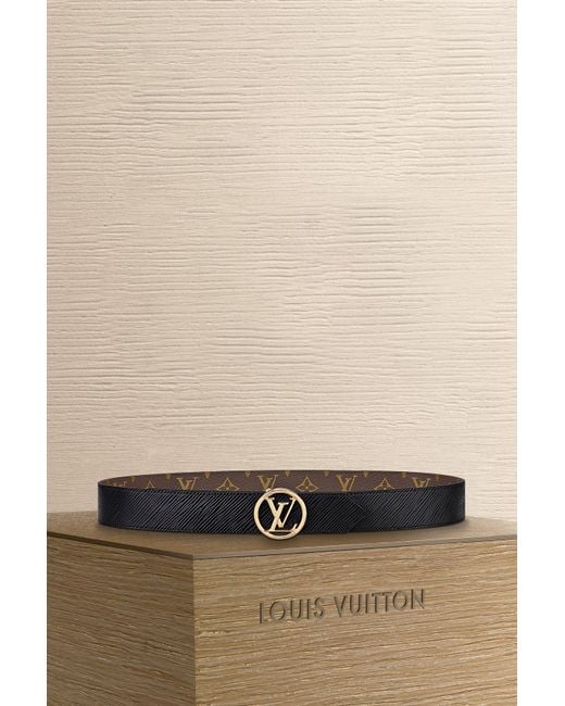 Louis Vuitton Lv Circle 35mm Reversible in Black