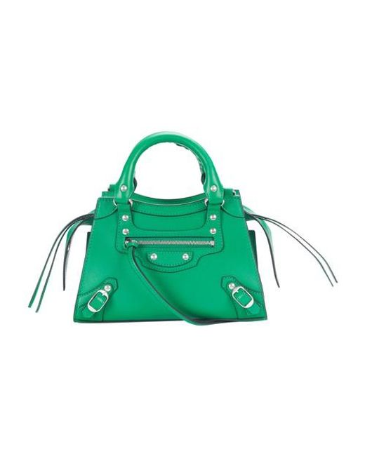 Balenciaga Green Neo Classic City Mini Bag