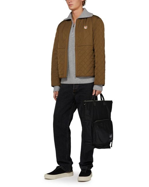 Maison Kitsuné Helmet Bag in Black for Men Lyst