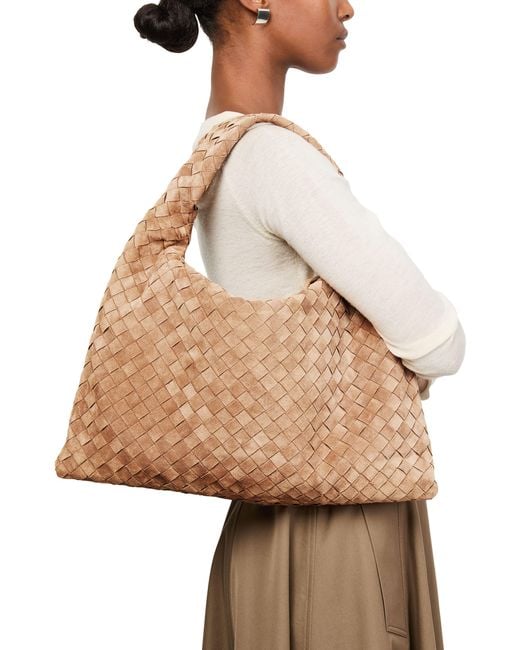 Bottega Veneta Brown Tasche Hop Im Kleinformat
