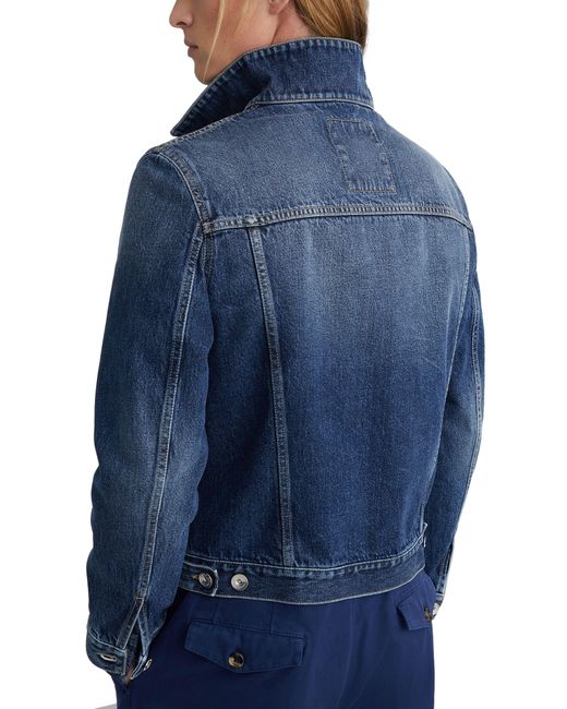 Brunello Cucinelli Blue Denim 4-pocket Jacket for men