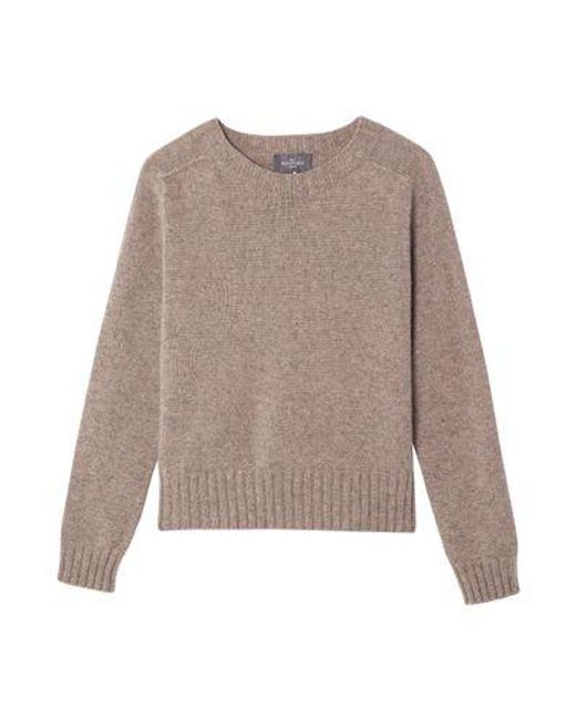 Pull À Col Rond En Cachemire Bompard en coloris Brown