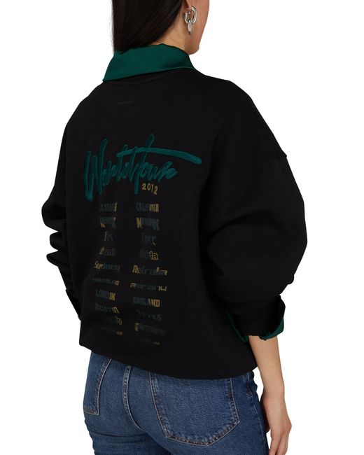 Anine Bing Kenny Sweatshirt Panther in Black | Lyst UK