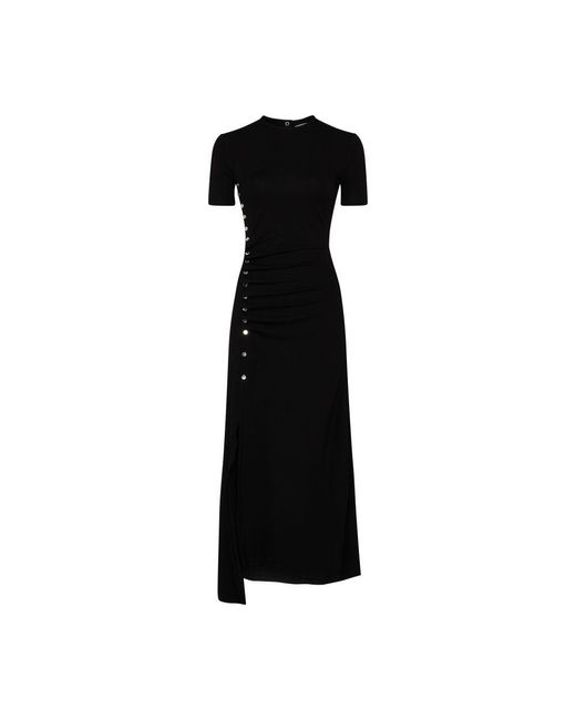 Rabanne Black Mid-Length Dress