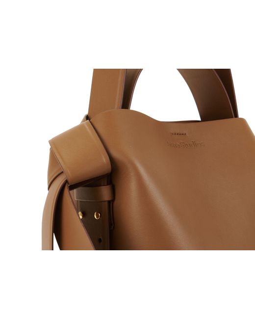 Mini Sac Musubi Acne en coloris Brown
