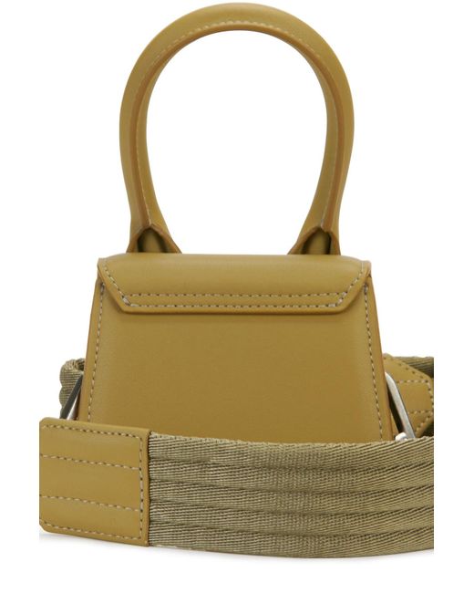 jacquemus le bambino medium leather shoulder bolsa