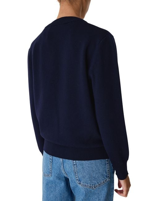 Pull À Col V Rohe en coloris Blue