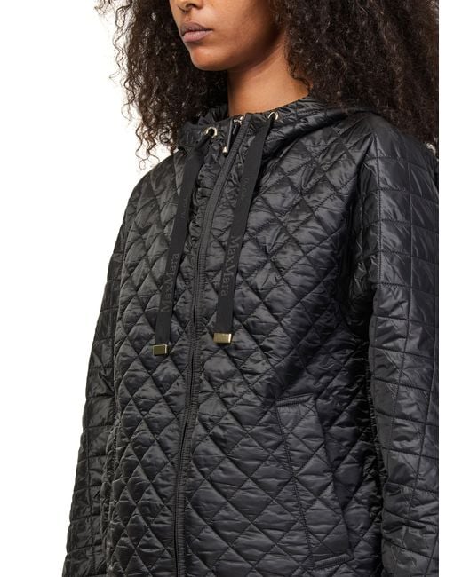 Max Mara Black Quilted Jacket