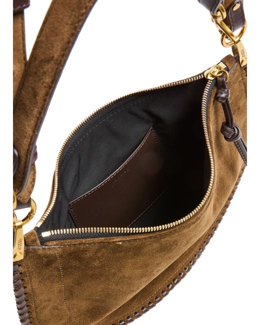 Isabel Marant Brown Oskan Soft Zipped Shoulder Bag