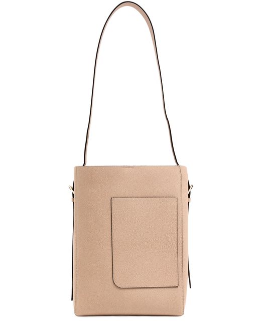Valextra Natural Medium Bucket Bag