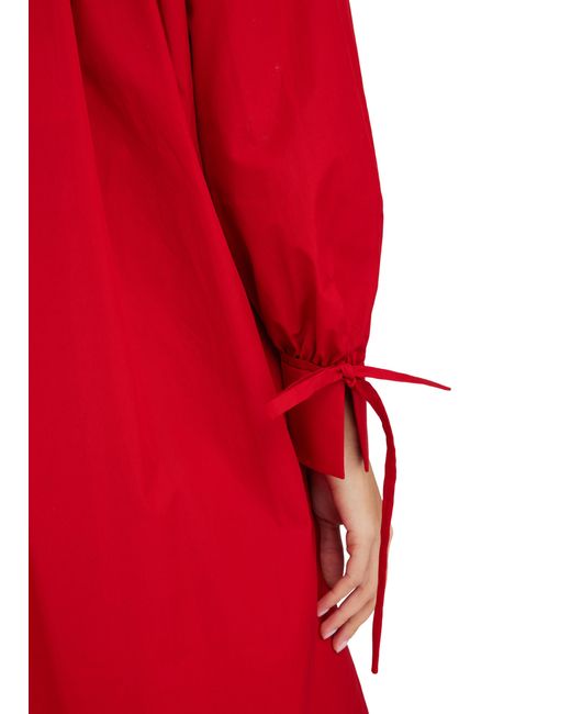Max Mara Red Nupar Midi Dress