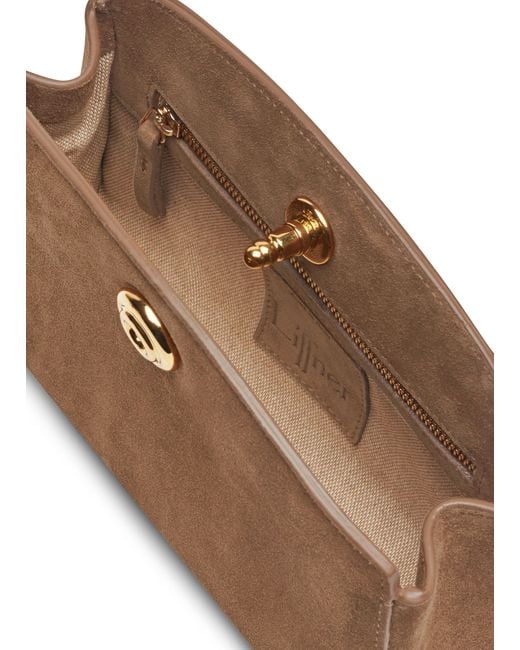 Liffner Brown Clutch Pushlock