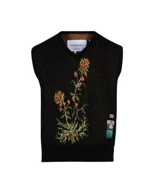 Vuarnet Black Sleevesless Sweater for men