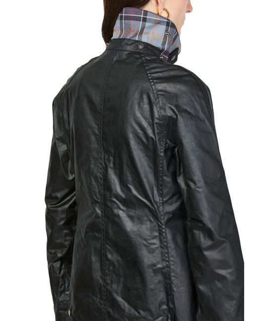 Barbour Black Beadnell Waxed Jacket