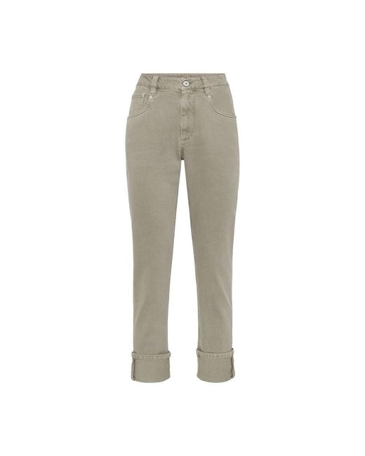 Brunello Cucinelli Gray Comfy Jeans
