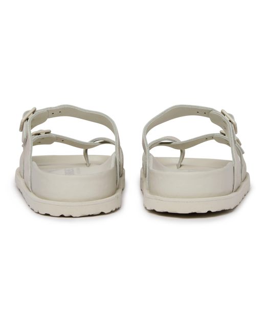 Birkenstock White Mayari Suede Leather Sandal for men