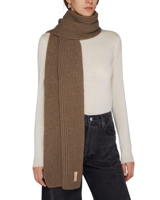 Loewe Brown Cashmere Scarf