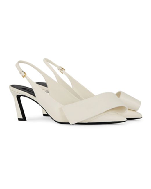 Givenchy White Pumps Mit Flechtband