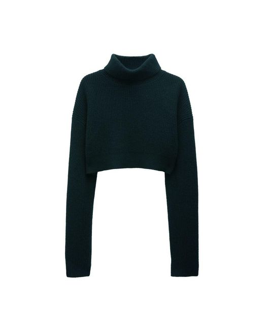Filippa K Black Cropped Cashmere Sweater