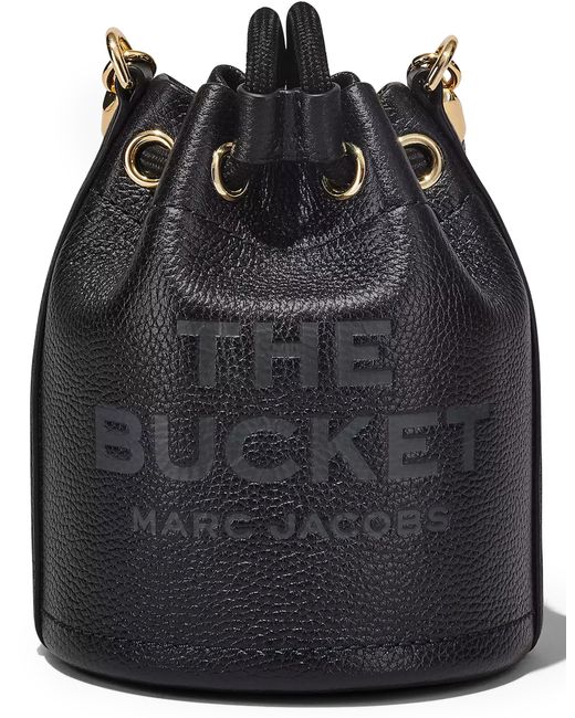 Marc Jacobs Black The Leather Mini Bucket Bag