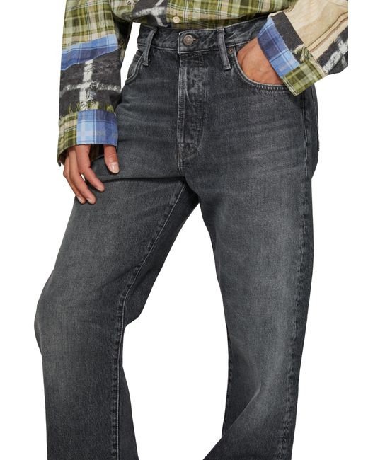 Acne Gray 1996 Straight Leg Jeans for men