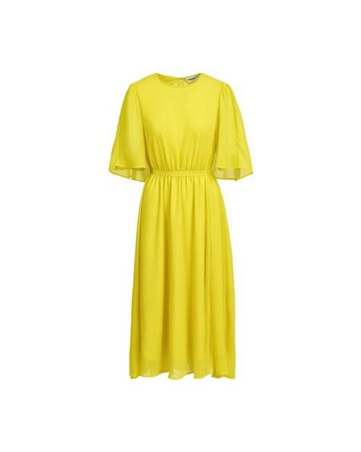 Essentiel Antwerp Yellow Dazzers Midi-length Dress