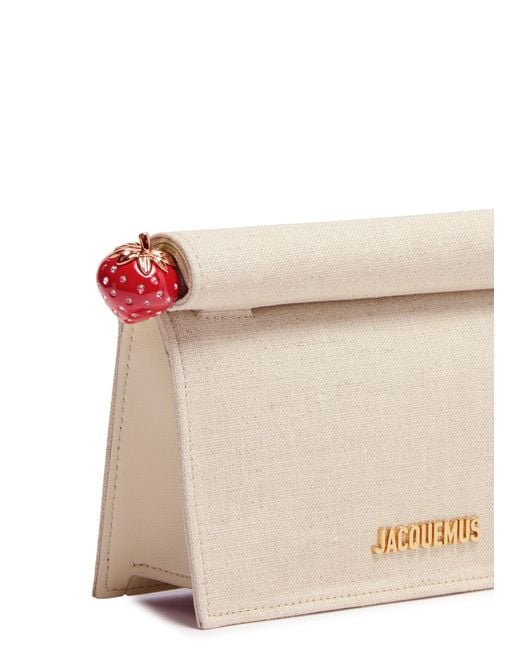 Jacquemus Natural Kleine Clutch The Rond Carré