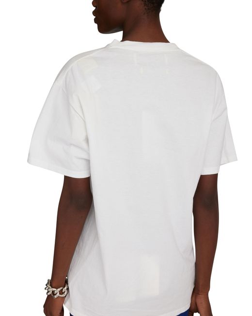 Conner Ives White Crystal T-Shirt