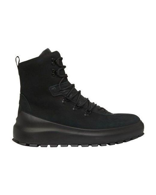 Stone Island Hiking Boots in Black for Men Lyst