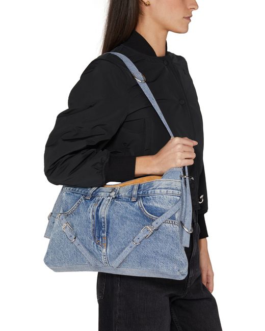 Givenchy Blue Voyou Boyfriend Medium Bag
