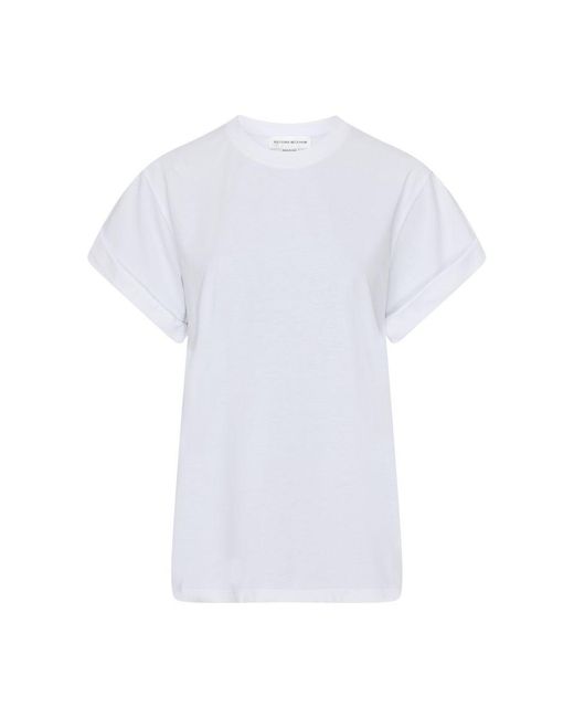 Victoria Beckham White Relaxed Fit T-Shirt