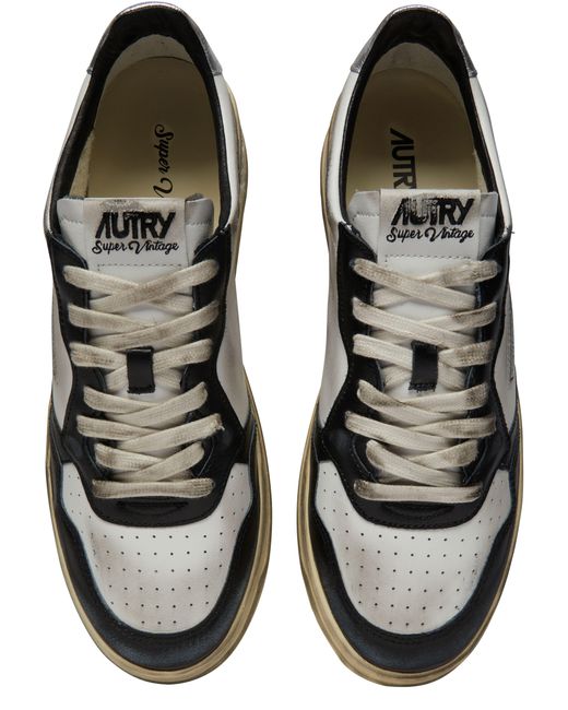 Autry Gray Super Vintage Sneakers for men