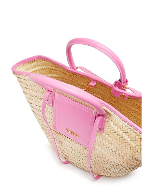 Jacquemus Pink Le Panier Soleil Bucket Bag