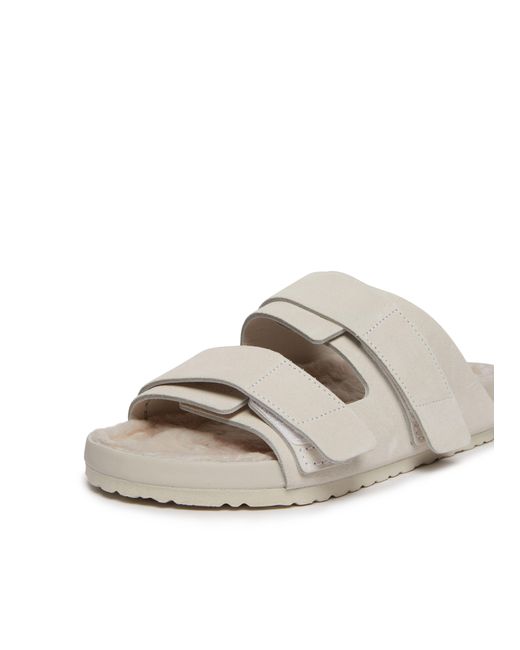 Birkenstock 1774 White X Tekla -Uji Exq Vl Cazador Shearling Sandals for men