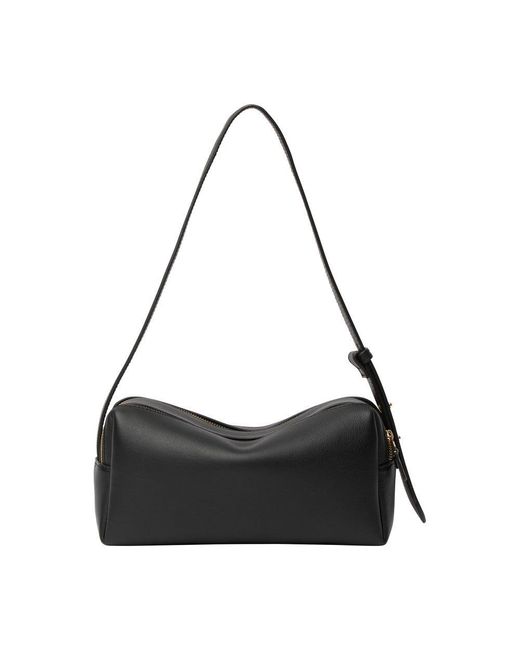 Elleme Black Trousse Leather Shoulder Bag