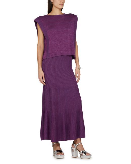 Sessun Purple Cami Luz Skirt