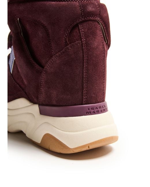Isabel Marant Red Balskee Sneakers
