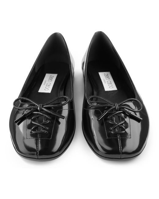 Jimmy Choo Black Scarlett Ballerinas