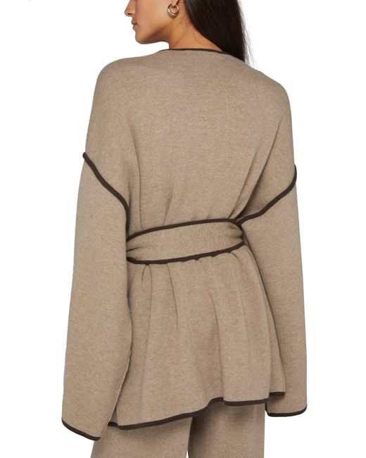 Lisa Yang Natural Kimono Aus Kaschmir Fiora